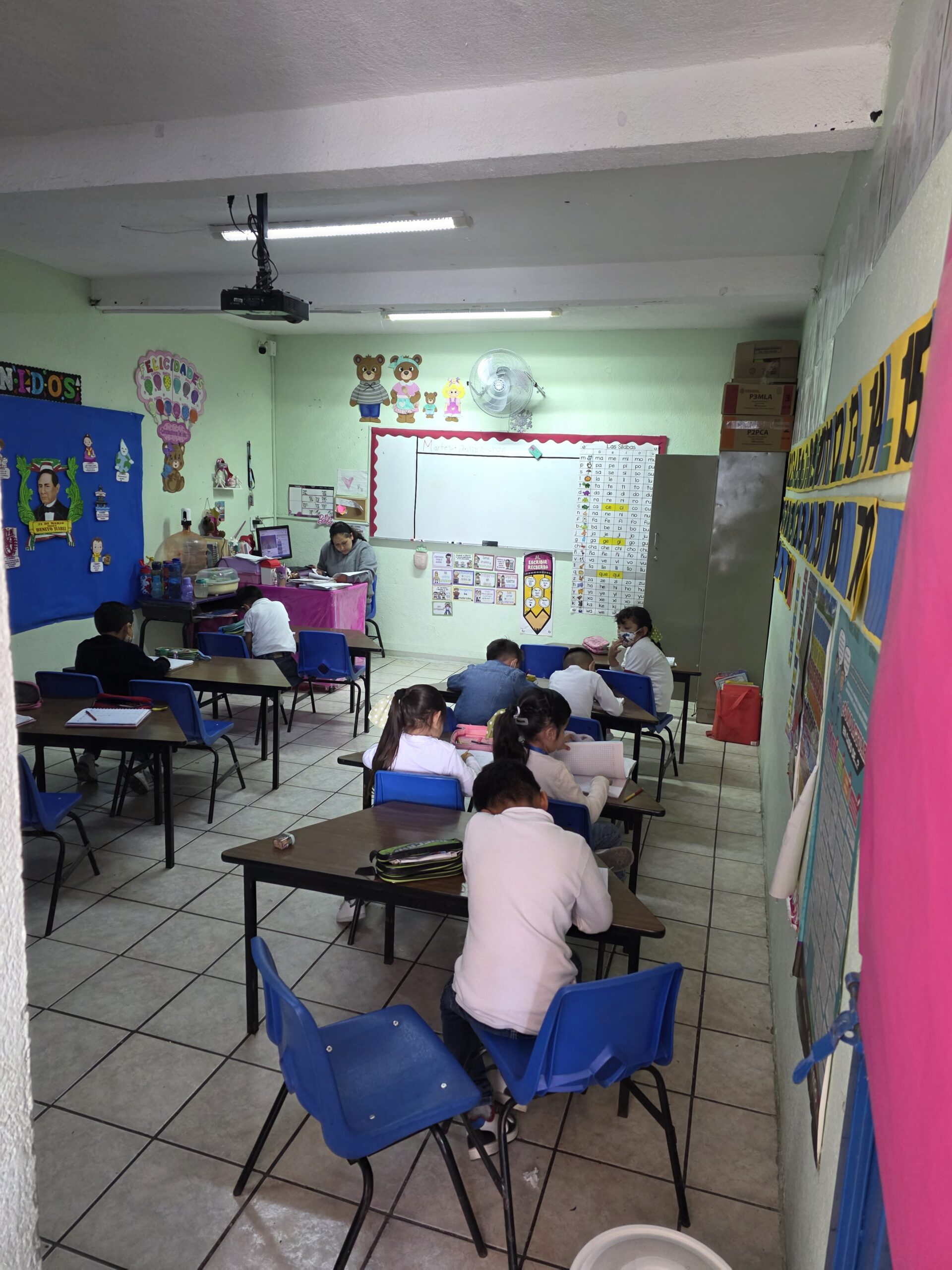 Clase de matemáticas